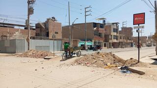 Chiclayo: vecinos cuestionan obra de avenida México por trabajos inconclusos