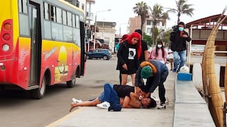 Irresponsables provocaron peleas y no respetaron cierre de playas en Huanchaco, La Libertad