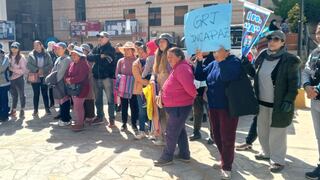 Con marcha padres de familia de colegio Mariátegui de La Oroya piden reinicio de obra