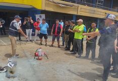 Trujillo: Capacitan a comerciantes de mercado Palermo para prevenir desastres