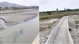 Colapso parcial del canal Cosaconcha por elevado caudal del río Pisco