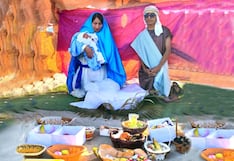 En Piura recrean pasajes bíblicos del nacimiento del Salvador