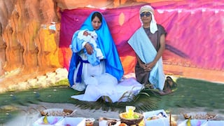 En Piura recrean pasajes bíblicos del nacimiento del Salvador