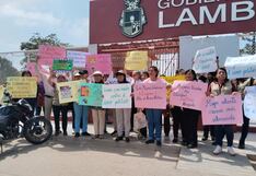 Lambayeque: Colectivos de mujeres protestan contra acoso político en la región