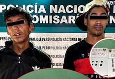 Trujillo: Policía interviene a presuntos microcomercializadores de droga