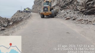 Arequipa: Tránsito restringido en la Panamericana Sur en La Planchada y Quebrada Honda