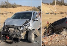 Pisco: brutal triple choque en la antigua Panamericana Sur deja tres heridos