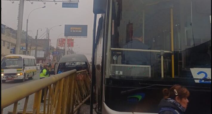 La Autoridad de Transporte Urbano para Lima y Callao (ATU) informó a través de su cuenta en X sobre el incidente.