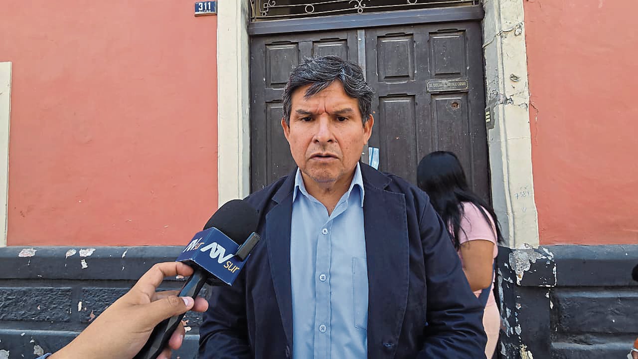 Gerente de Transportes de la Municipalidad Provincial de Arequipa, Yoni Calle. Foto: GEC.