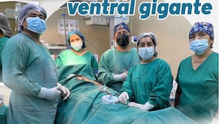 Nasca: realizan compleja cirugía para corregir hernia ventral gigante en paciente de 46 años