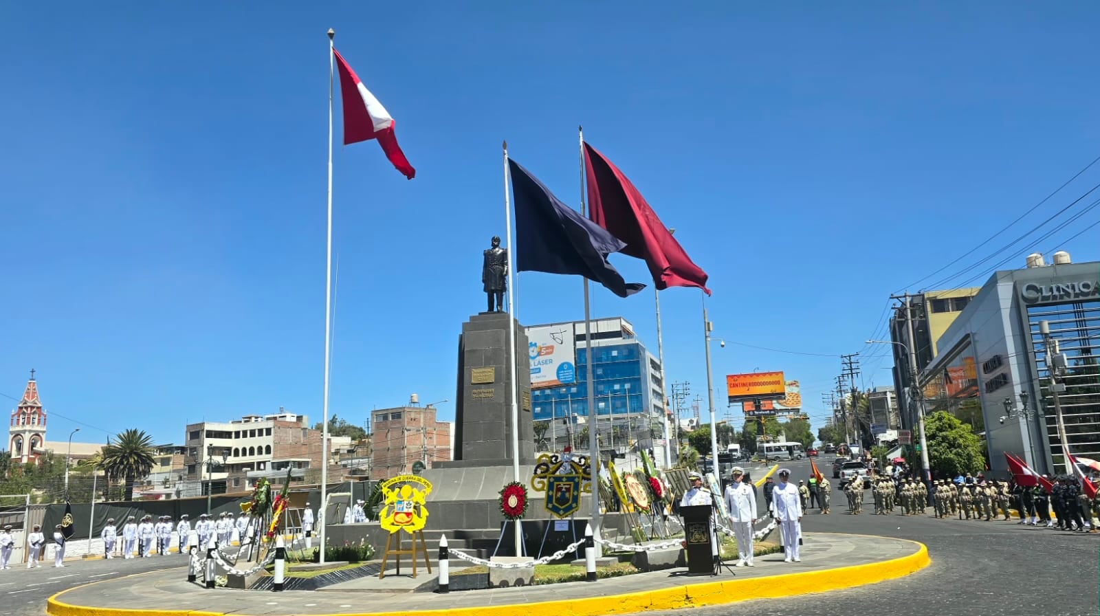Arequipa conmemora aniversario de la Marina de Guerra y Combate de Angamos. (Foto: Omar Cruz/@photo.gec)