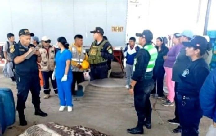 Recuperan cuerpo en Chala. Foto: difusión.