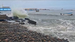 Oleajes anómalos golpean la economía y la pesca en las provincias de Pisco y Chincha