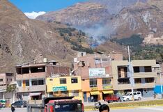 Incendio forestal en Cotahuasi aún no fue controlado
