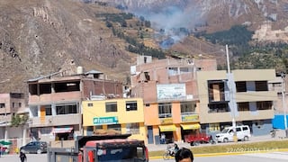 Incendio forestal en Cotahuasi aún no fue controlado
