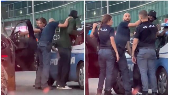 Jugador del AC Milan fue reconocido después de ser intervenido abruptamente por la Policía (VIDEO)