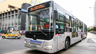 Buses del Metropolitano recortan y desvían su recorrido ante protestas en el Cercado de Lima
