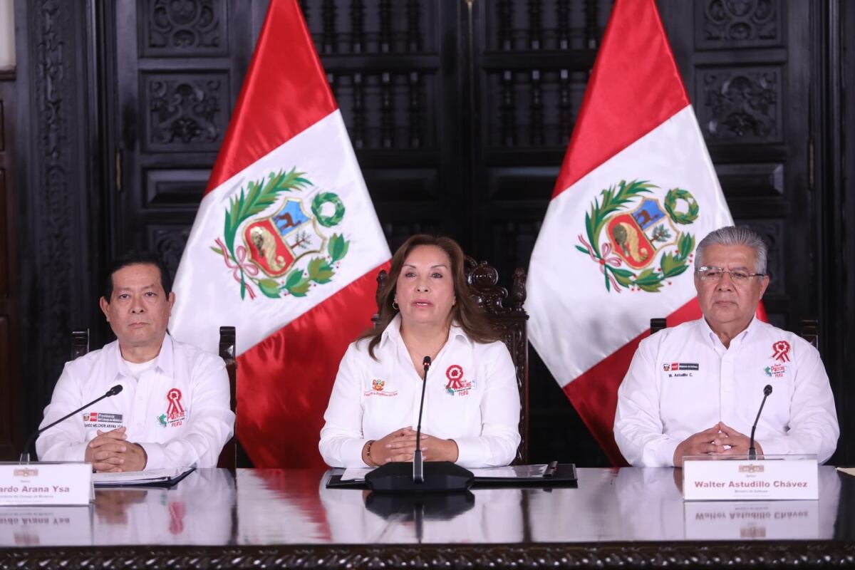 Presidenta encabezó conferencia en Palacio de Gobierno sobre avances del proceso de formalización minera (Reinfo). (Foto: GEC)