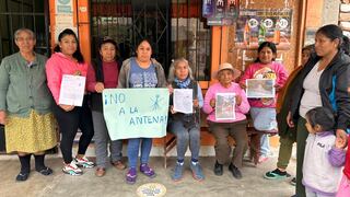Pisco: pobladores en contra de instalación de antena en distrito de Túpac Amaru Inca