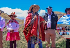 Keiko Fujimori inaugura sistema de riego y entrega apoyo a agricultores en Cusco