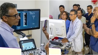 Hospital Regional de Ica capacita a especialistas en el uso de moderno ecocardiógrafo