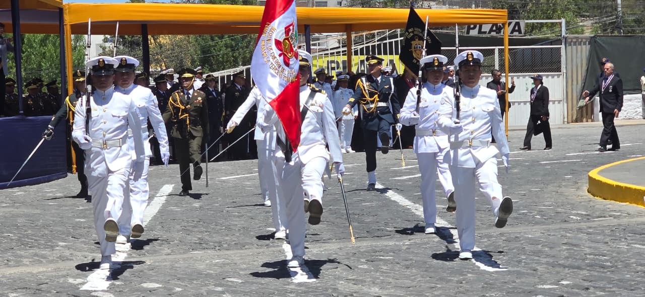 Arequipa conmemora aniversario de la Marina de Guerra y Combate de Angamos. (Foto: Omar Cruz/@photo.gec)
