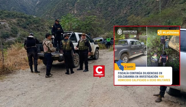 Huancavelica: Fiscalía continúa investigación por operativo militar que dejó cinco muertos en Colcabamba. Composición: Diario Correo.