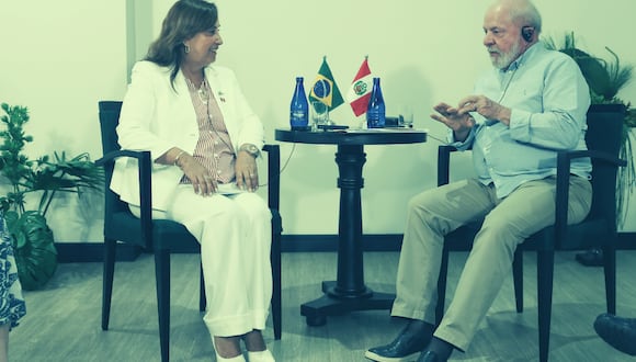 Con ayuda de traductores electrónicos los presidente de Perú, Dina Boluarte, e Inázio Lula da Silva, sostuvieron el lunes una reunión protocolar en Belem do Pará.