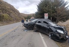La Oroya: cuádruple choque en la Carretera Central deja heridos y cuatro conductores detenidos