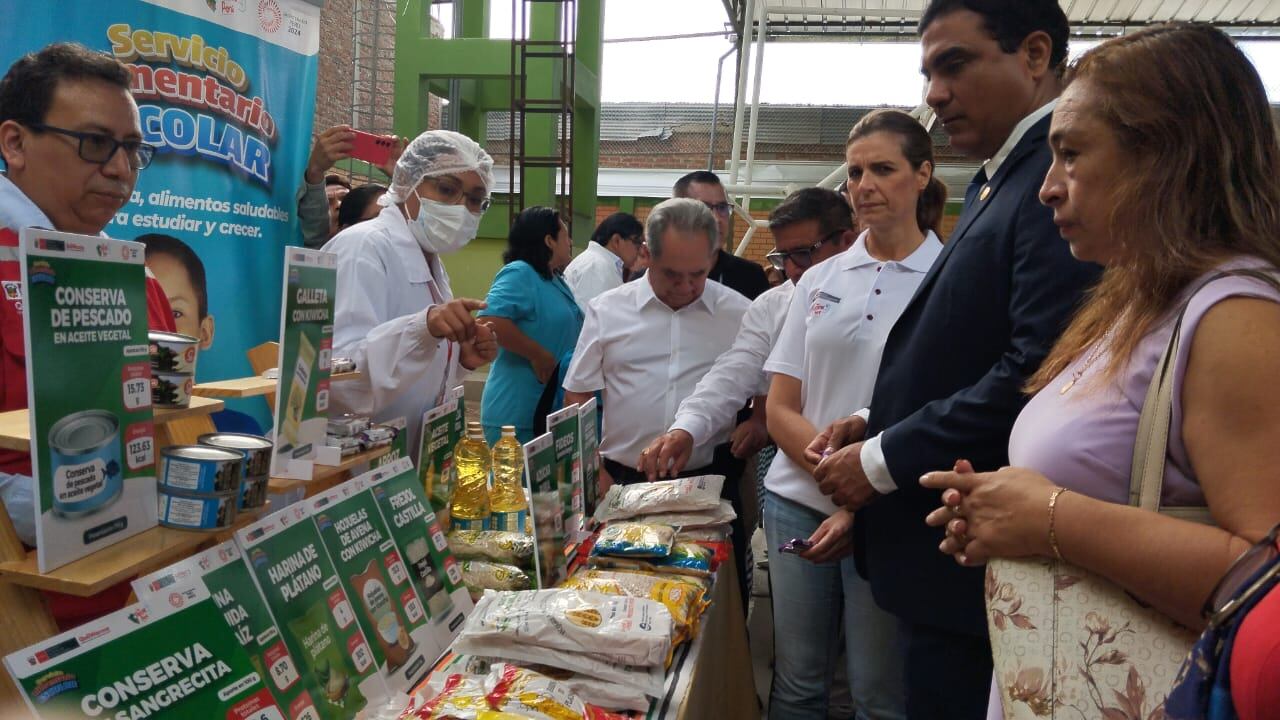 Son más de 2 000 toneladas de alimentos que se han distribuido a los Comités de Alimentación Escolar