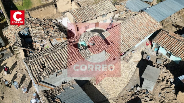 Así quedó Pumpunya tras el sismo que dejó seis fallecidos en Junín