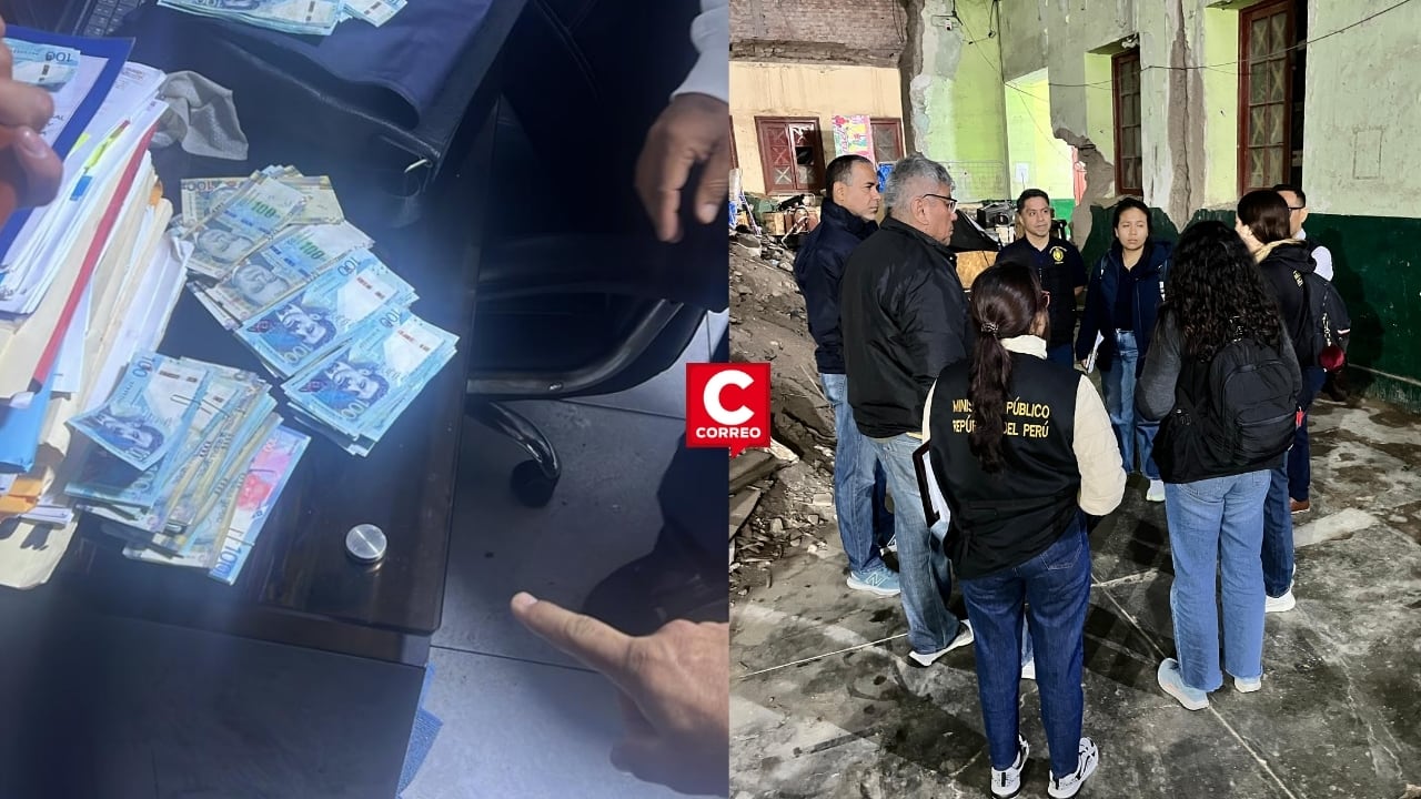 Fiscalía desarticula red criminal que se apropiaba de inmuebles del Estado con documentos falsos. Composición: Diario Correo.