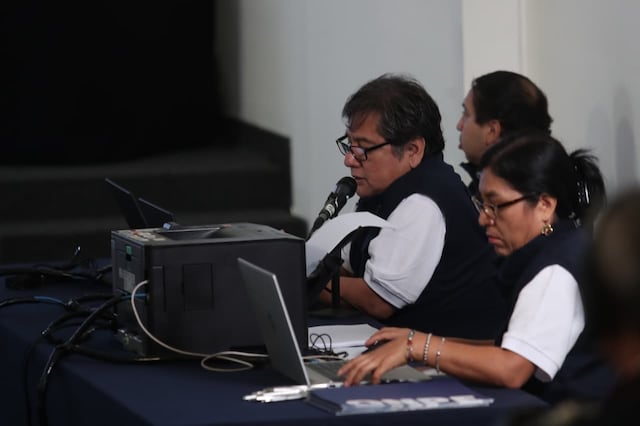 ONPE realiza simulacro nacional para probar sistema de cómputo de la segunda vuelta electoral (Fotos: Jesús Saucedo/GEC)