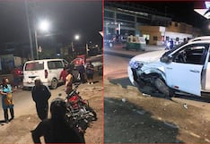 Arequipa: Conductor presuntamente ebrio choca contra minivan y deja heridos en Camaná (VIDEO)