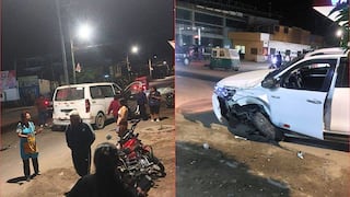 Arequipa: Conductor ebrio choca contra miniván y deja heridos en Camaná (VIDEO)