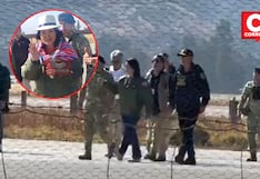 Junín: Presidenta Keiko Fujimori arriba al aeropuerto de Jauja