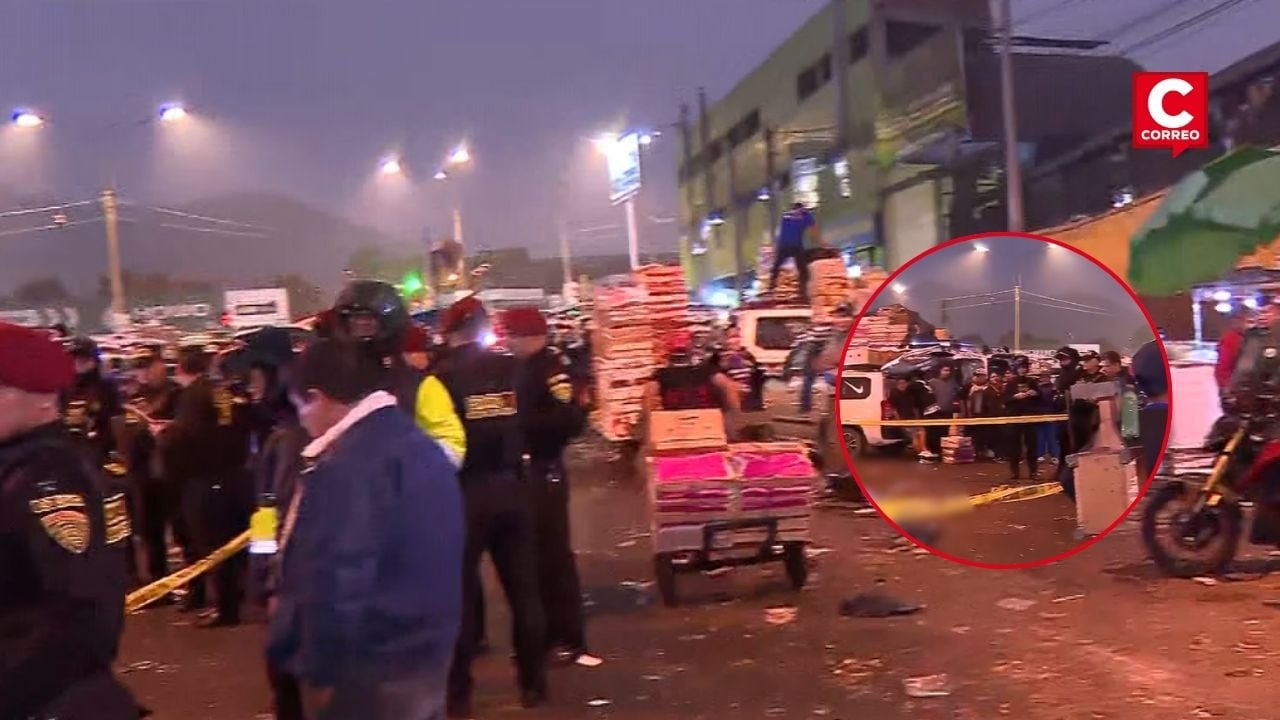 La Victoria: estibador de 63 años fue asesinado a balazos frente al Mercado de Frutas. Composición: Diario Correo.