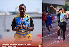 Doble oro y récord para Pisco: Jeffrey Cajo impone su marca en el atletismo peruano