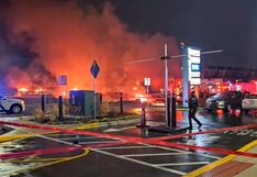 Avión monomotor se estrella cerca de centro comercial en Filadelfia