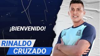 Alianza Atlético de Sullana confirmó a Rinaldo Cruzado como su nuevo fichaje para esta temporada