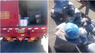 Ica: Policía Fiscal incauta más de 100 bultos de ropa usada valorizados en 50 mil soles
