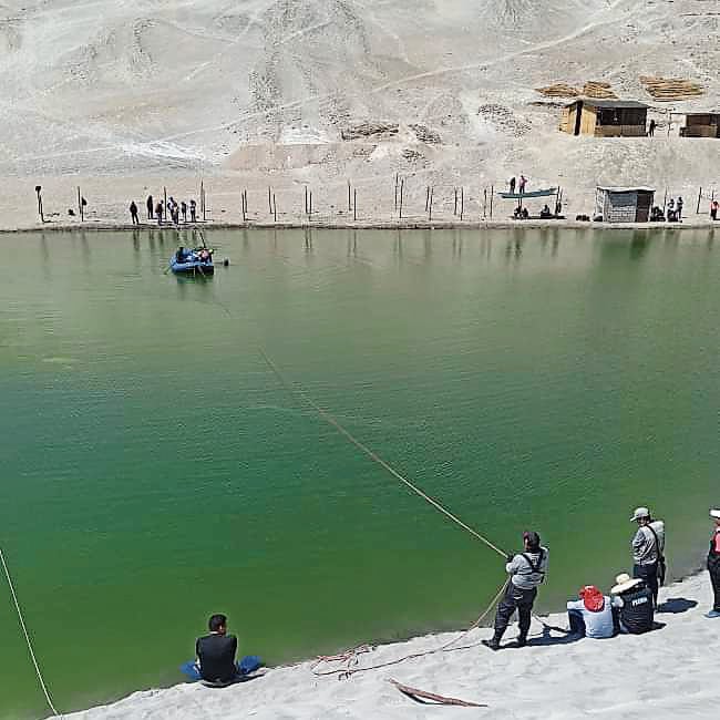 Laguna en el sector de La Cano, distrito de La Joya. Foto: difusión.