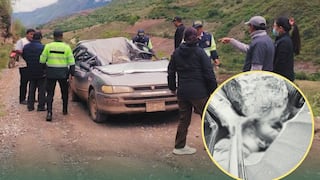 Roca aplasta vehículo familiar y mata a joven de 19 años en Andahuaylas