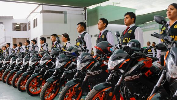 Motocicletas fueron entregadas por el Gobierno Regional de Arequipa. (Foto: Difusión)