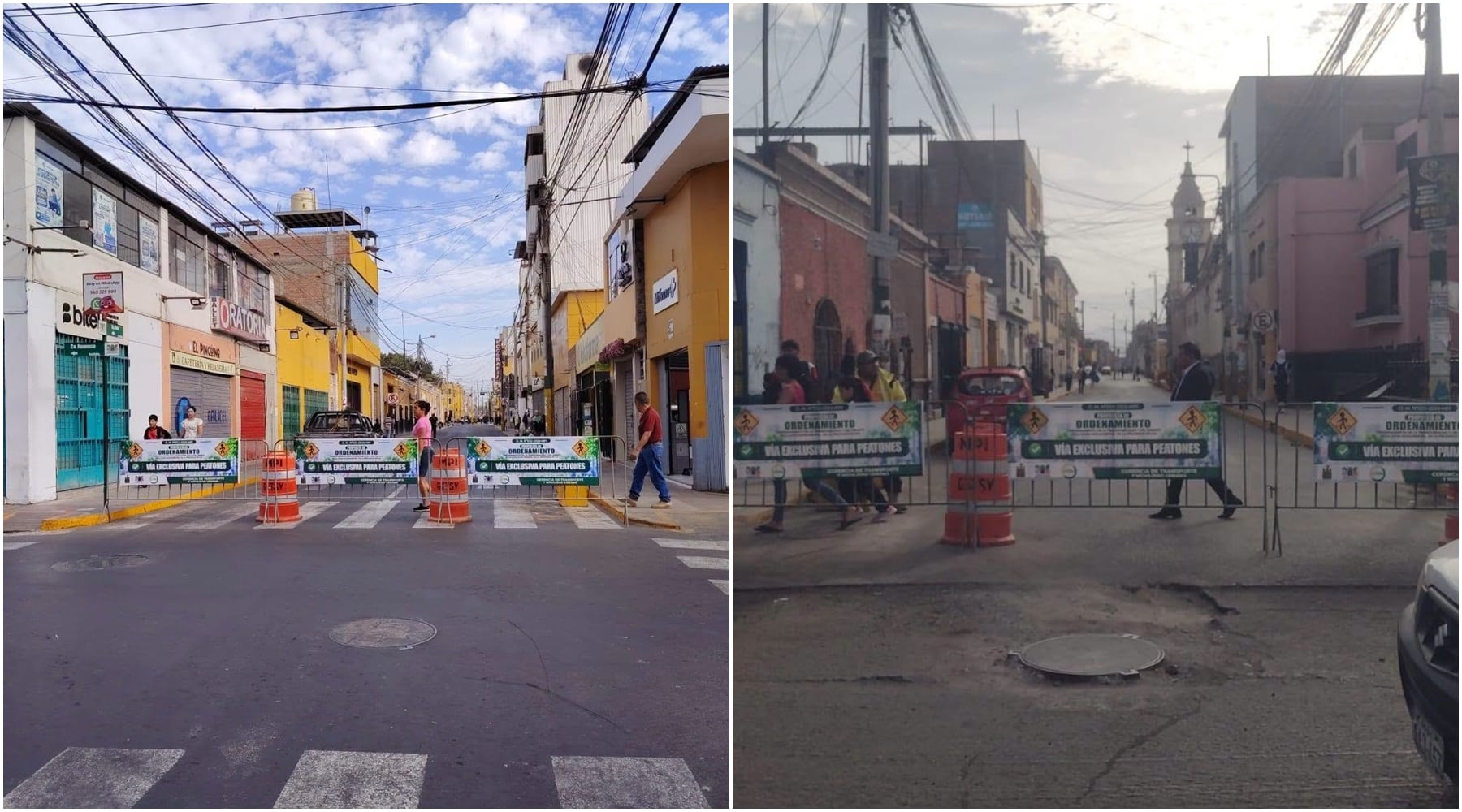 Ica restringe el transporte público en el centro histórico hacia la Plaza de Armas