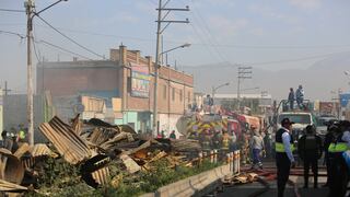 Incendio en Arequipa: 13 personas con quemaduras y 20 emprendedores lo perdieron todo (VIDEOS)