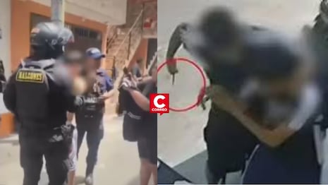 PNP detiene a dos menores acusados de asaltar a escolar mientras comía salchipapa en Los Olivos