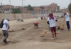Trujillo: Realizan limpieza en canal vía de la quebrada San Ildefonso en El Porvenir