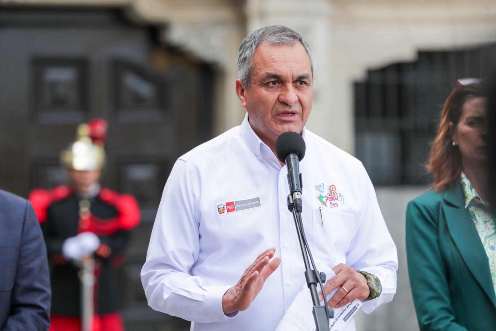 Ministro Vicente Romero. Foto: Mininter