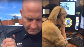 Esta fue la emocionante llamada de despedida de policía que se jubiló luego de 25 años de servicio 